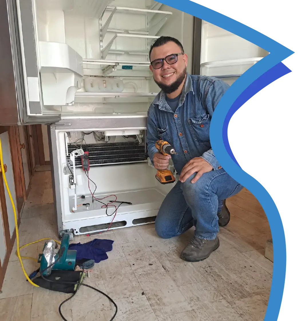 Técnicos de refrigeradora